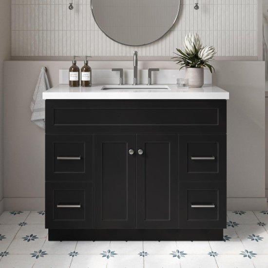 Siyah Banyo Dolabı