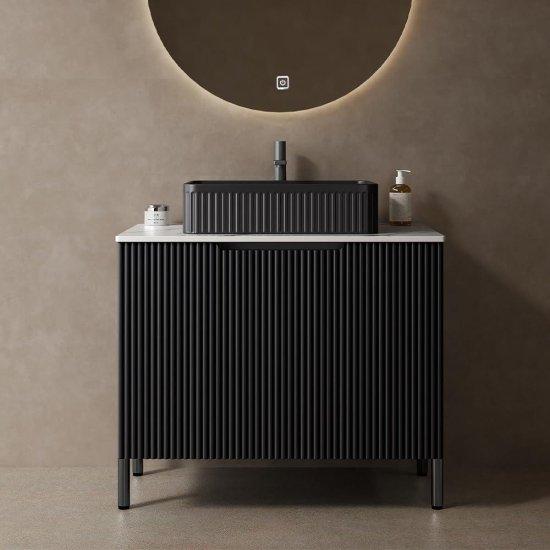 Siyah Banyo Dolabı