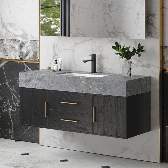 Siyah Banyo Dolabı