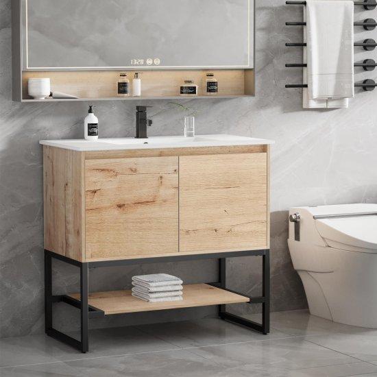Siyah Banyo Dolabı