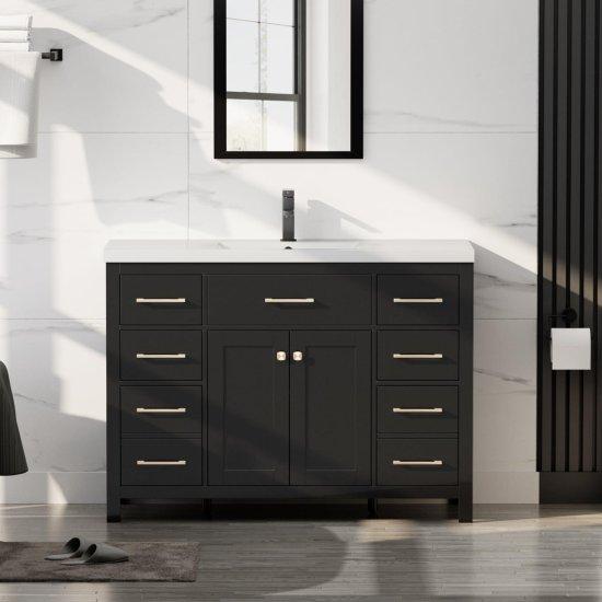 Siyah Banyo Dolabı