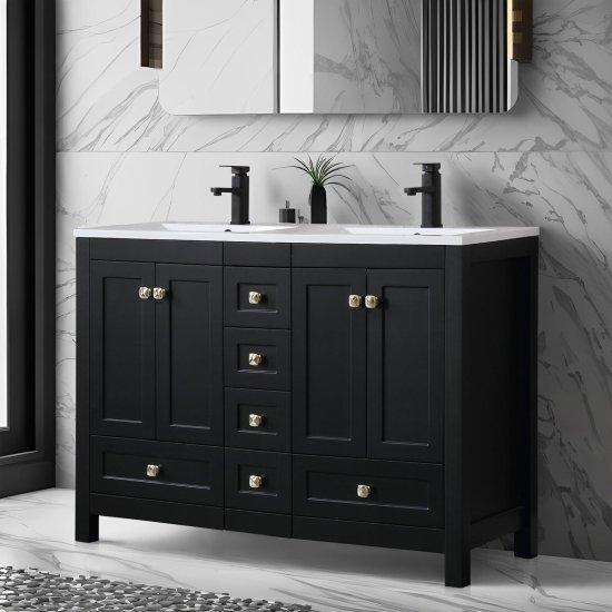 Siyah Banyo Dolabı
