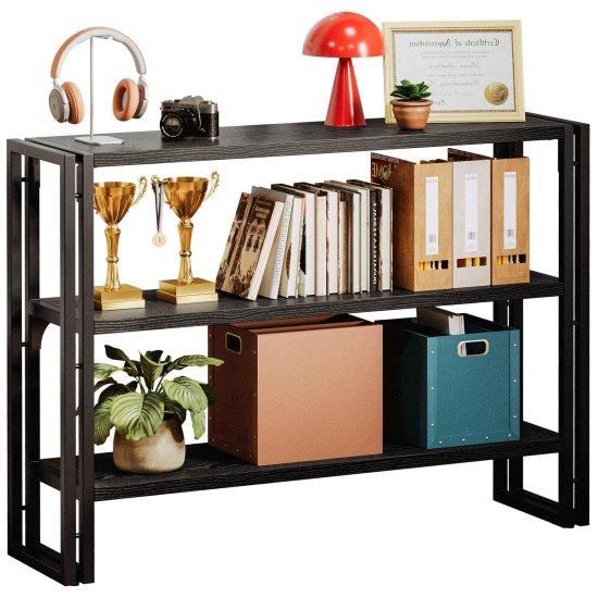 Siyah Metal Kitaplık