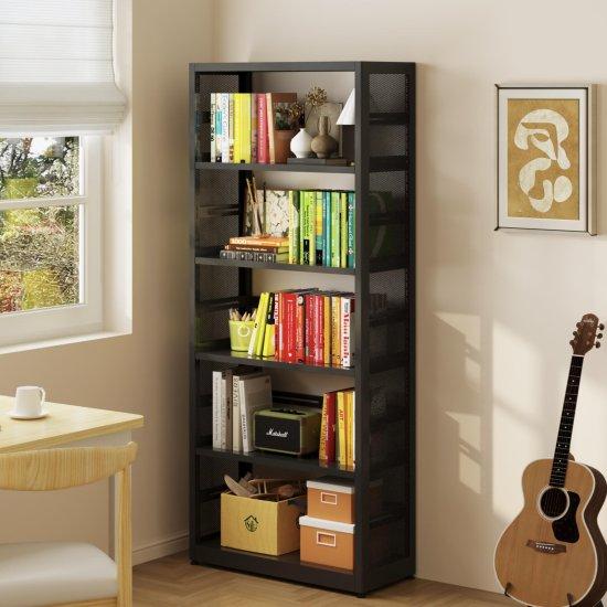 Siyah Metal Kitaplık