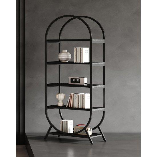 Siyah Metal Kitaplık
