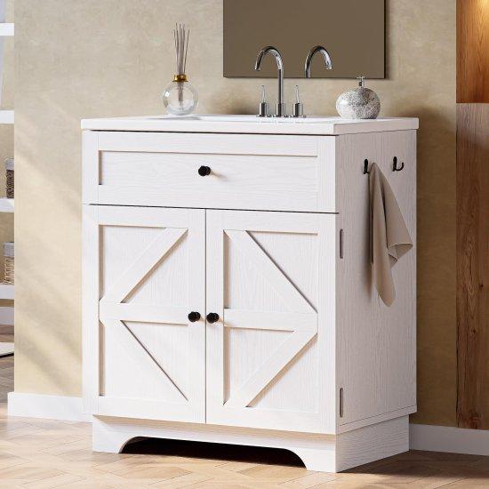 50 Cm Lavabolu Banyo Dolabı