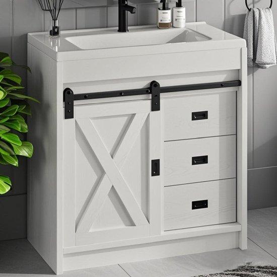 50 Cm Lavabolu Banyo Dolabı
