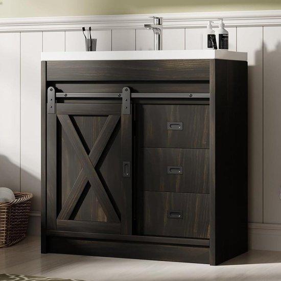 50 Cm Lavabolu Banyo Dolabı