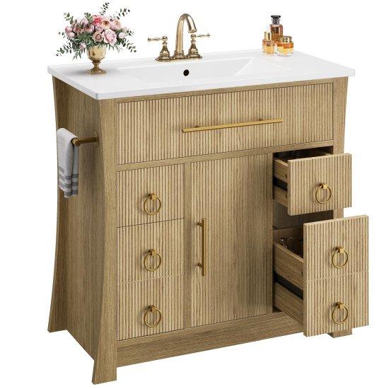 50 Cm Lavabolu Banyo Dolabı