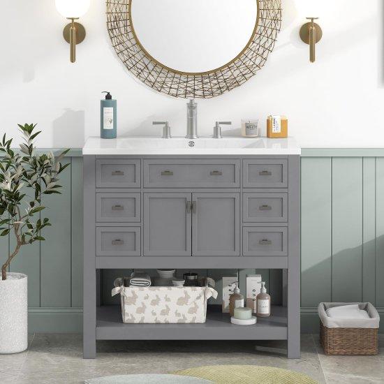 50 Cm Lavabolu Banyo Dolabı
