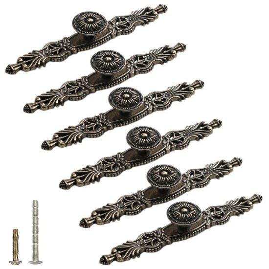 Antik Bronz Dolap Kulpu