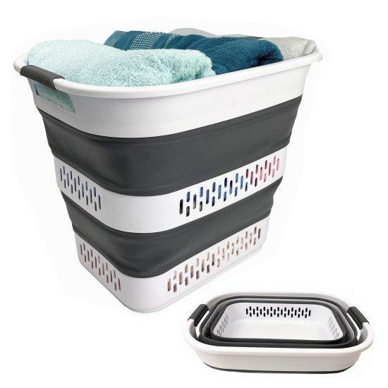 Katlanabilir Çamaşır Sepeti 38 Lt
