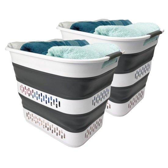 Katlanabilir Çamaşır Sepeti 38 Lt
