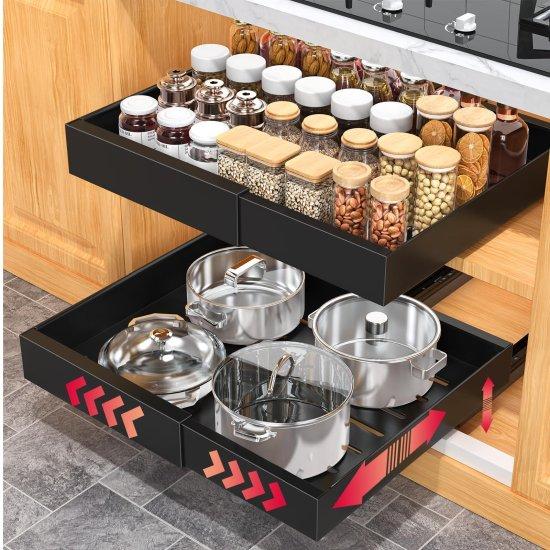 Teleskopik Raylı Çekmece