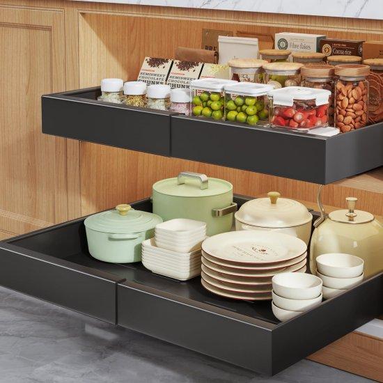 Teleskopik Raylı Çekmece