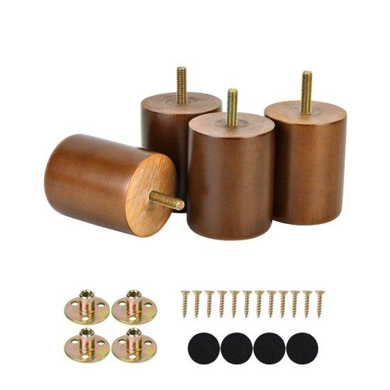 Ahşap Yuvarlak Ayak