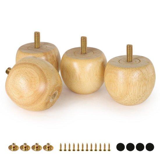 Ahşap Yuvarlak Ayak