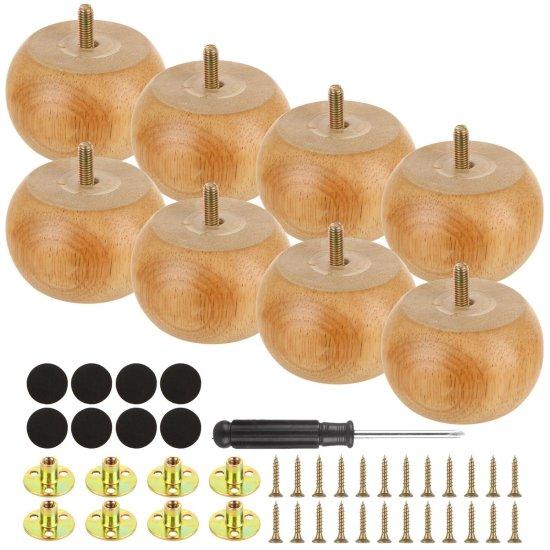 Ahşap Yuvarlak Ayak