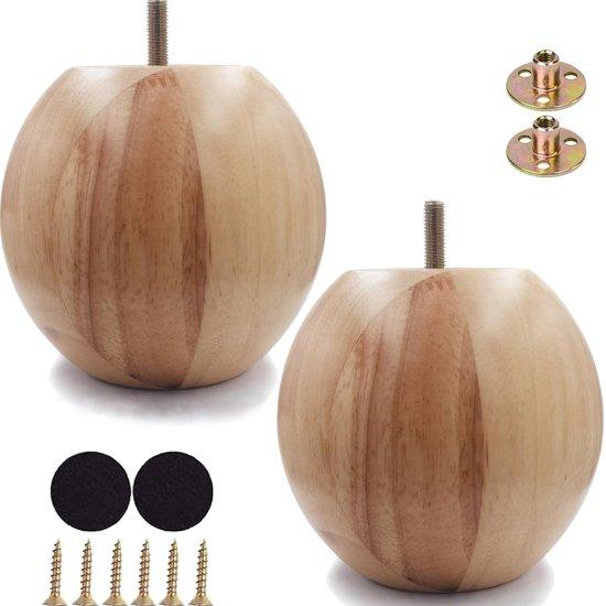 Ahşap Yuvarlak Ayak