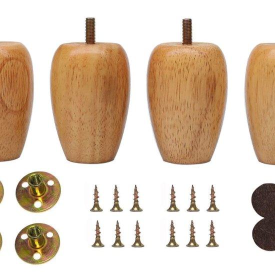 Ahşap Yuvarlak Ayak