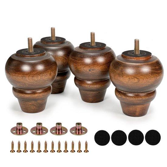 Ahşap Yuvarlak Ayak