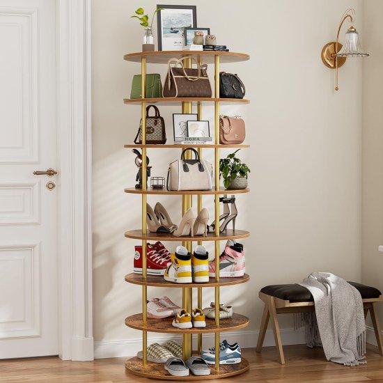 Dönen Ayakkabı Rafı