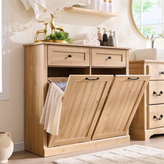 Kapağa Monte Çamaşır Sepeti