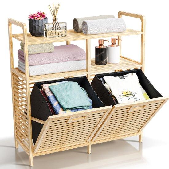 Kapağa Monte Çamaşır Sepeti