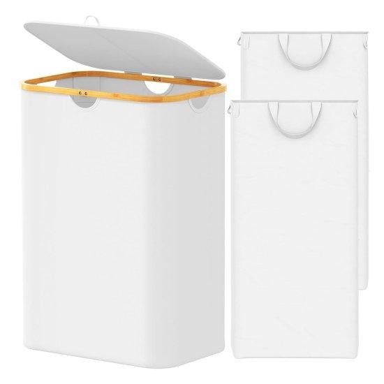 2 Bölmeli Çamaşır Sepeti