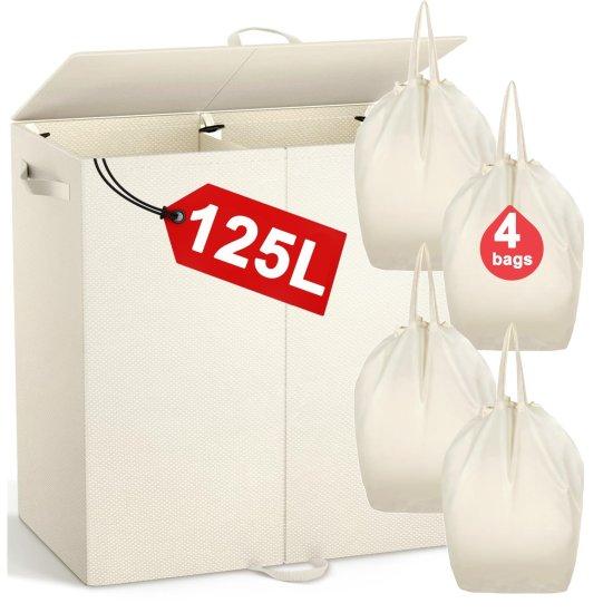 2 Bölmeli Çamaşır Sepeti