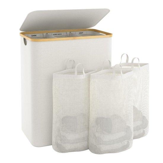2 Bölmeli Çamaşır Sepeti