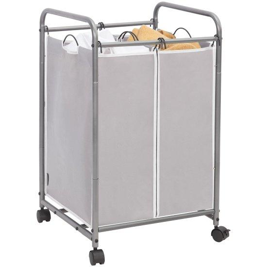 2 Bölmeli Çamaşır Sepeti