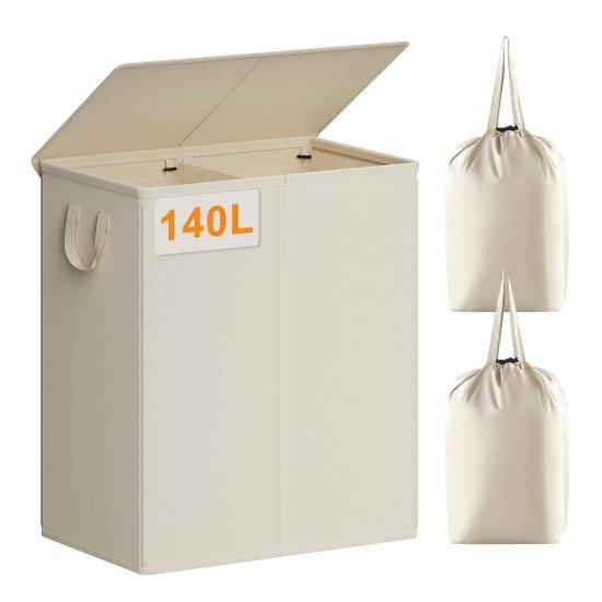 2 Bölmeli Çamaşır Sepeti