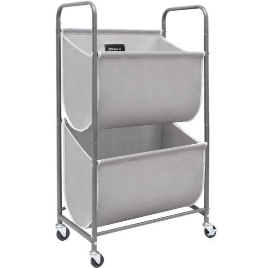 2 Bölmeli Çamaşır Sepeti