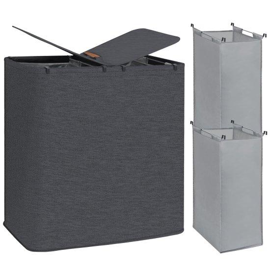 2 Bölmeli Çamaşır Sepeti