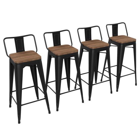 Ahşap Bar Sandalyesi