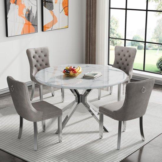 Mermer Masa Takımı