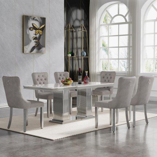 Mermer Masa Takımı