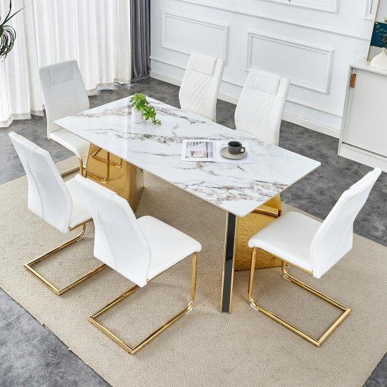 Mermer Masa Takımı