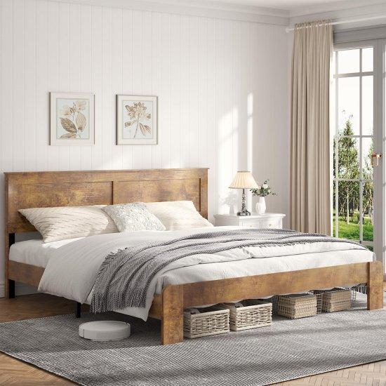 Ahşap Karyola Çift Kişilik