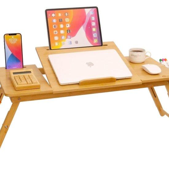 Ahşap Laptop Standı