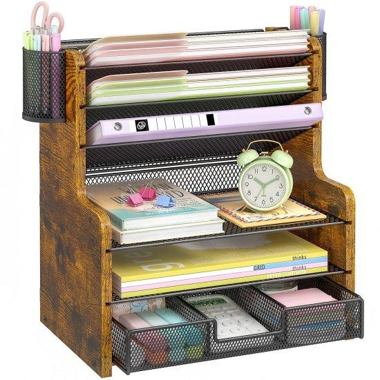 Ahşap Masaüstü Organizer