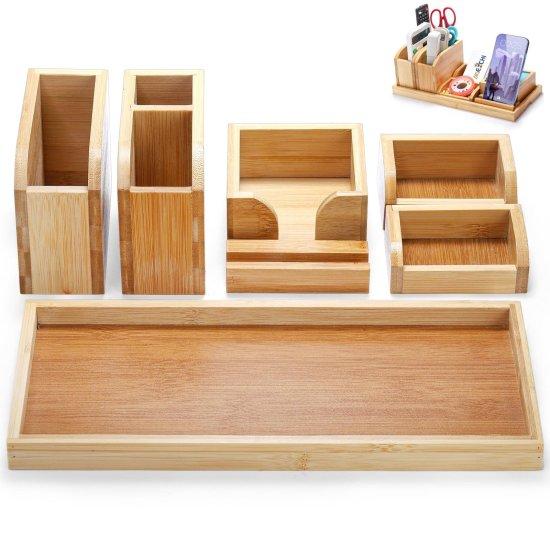 Ahşap Masaüstü Organizer