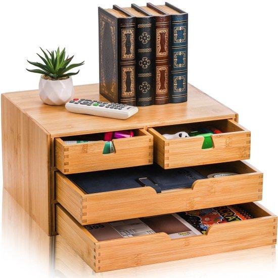 Ahşap Masaüstü Organizer