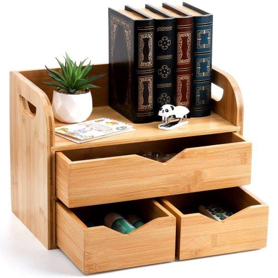 Ahşap Masaüstü Organizer