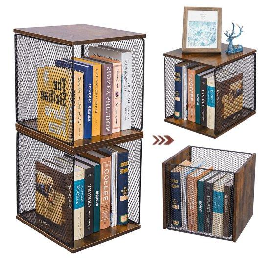 Ahşap Metal Kitaplık