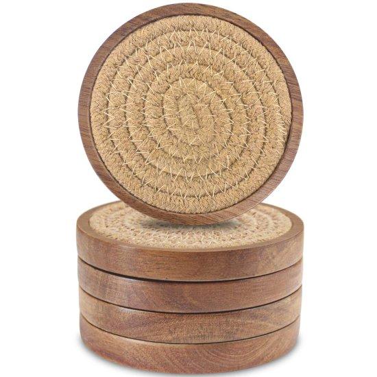 Bambu Bardak Altlığı