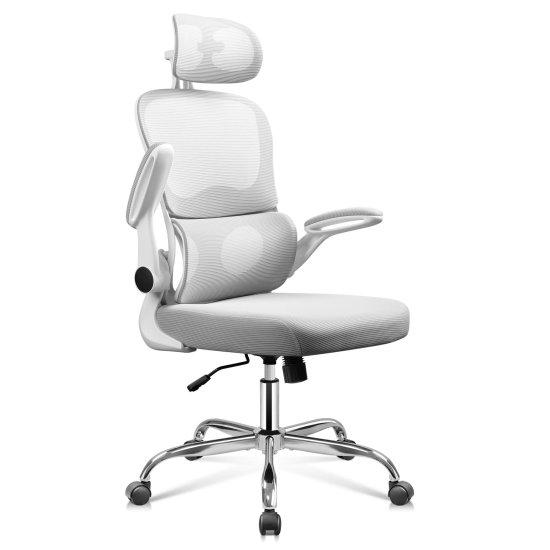 Beyaz Çalışma Koltuğu