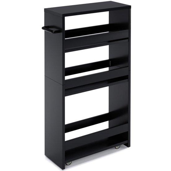 Buzdolabı Yanı Tekerlekli Kiler