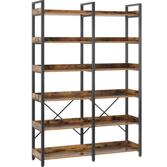 Doğal Ahşap Kitaplık